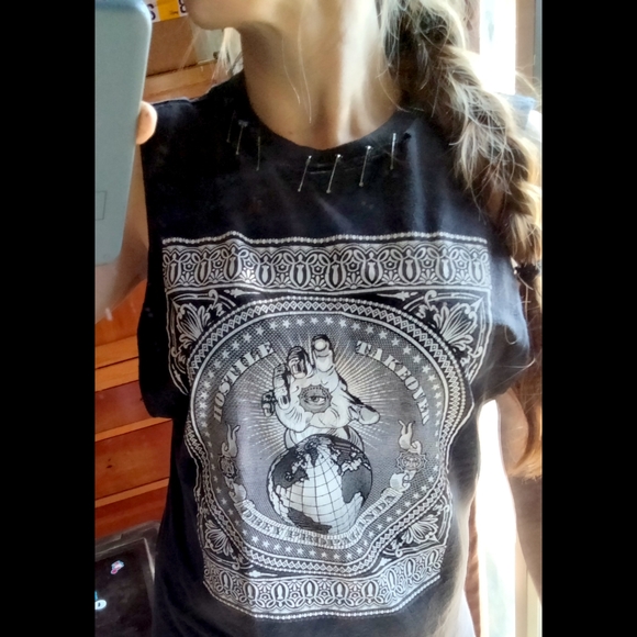 Obey T-Shirt Custom Altered - pls read description before buying - Picture 3 of 4